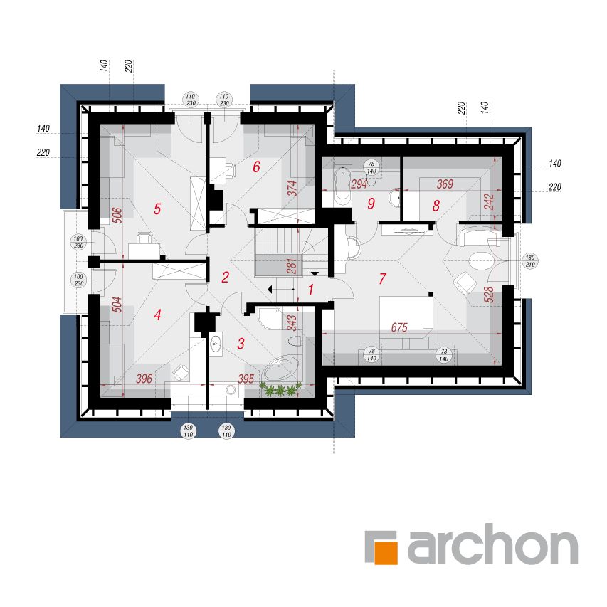 220 M2'lik Dubleks Beşik Çatılı Villa: Evin İçi ve Proje Detayları