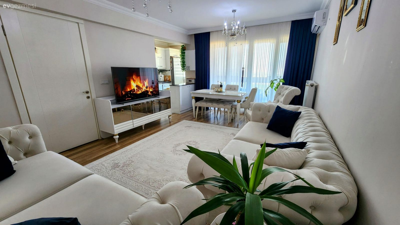 Açık Mutfaklı Bu Evde Hakim Tarz Country!