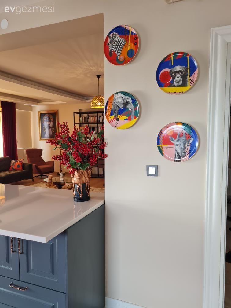 Mutfak duvar dekorasyonu, Shaker kapaklı dolaplar, Mutfak, Bar masa & sandalyeleri, Mutfak tezgahı, Sarı, Mavi