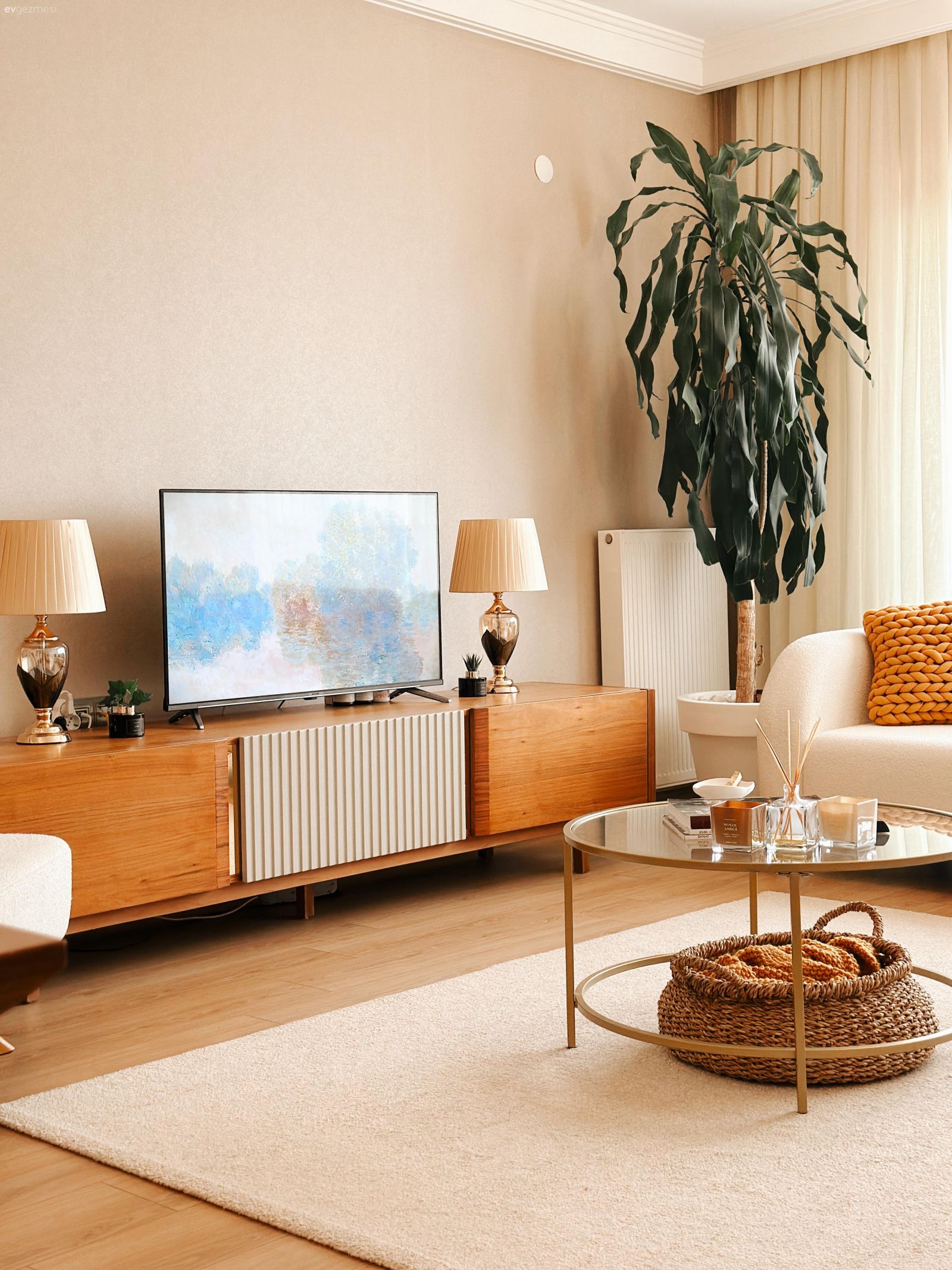 Ahşap Mobilya, Beyaz, Tül perde, Perde, Koltuk takımı, Ev bitkisi, Tv ünitesi, Tv ünitesi aksesuarları, Ev Aksesuar, Abajur, Aydınlatma, Halı, Salon halısı, Cam orta sehpa, Orta sehpa