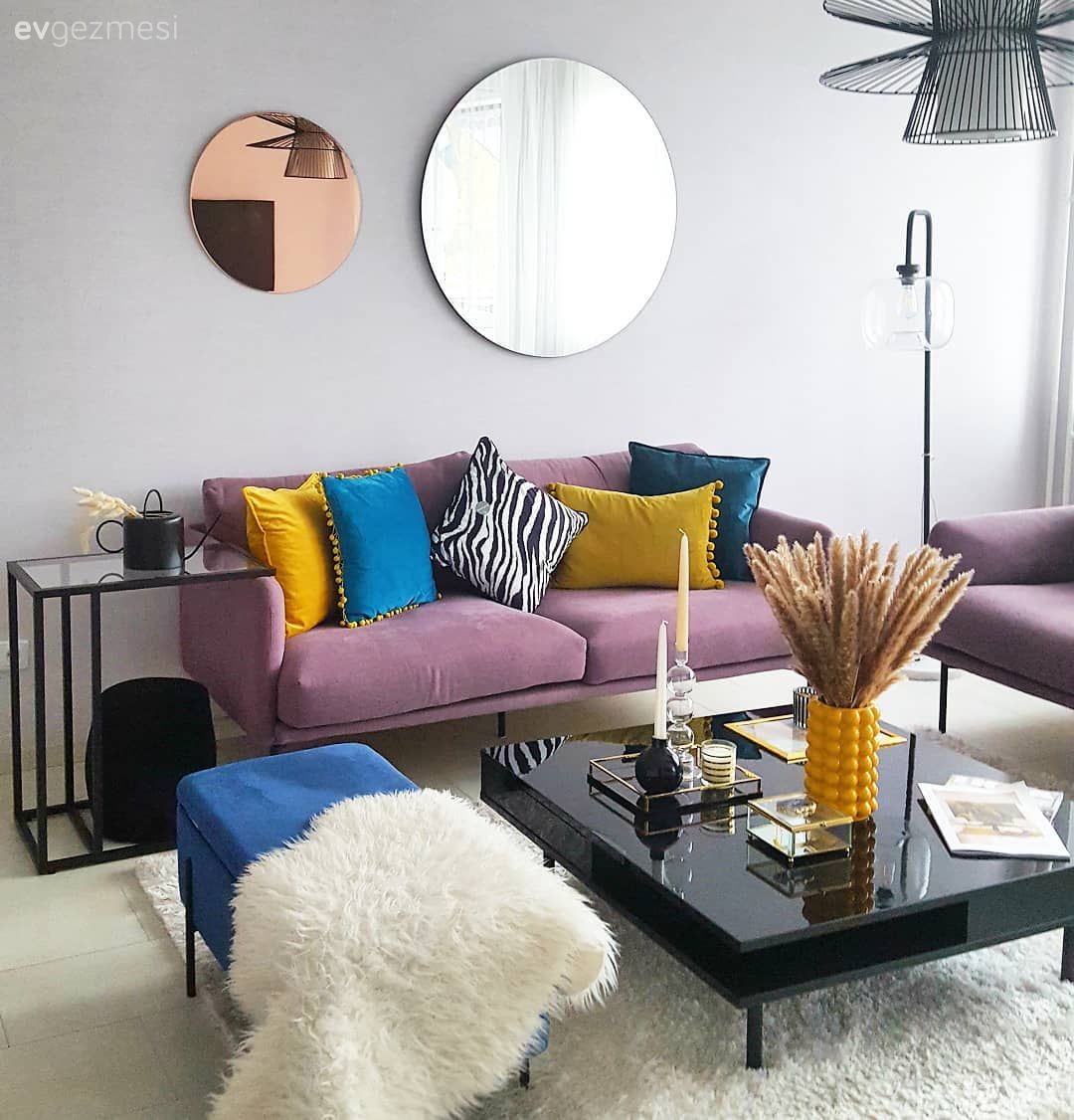 Renkleriyle Enerji, Tasarımlarıyla İlham Veren Eklektik Bir Dekor