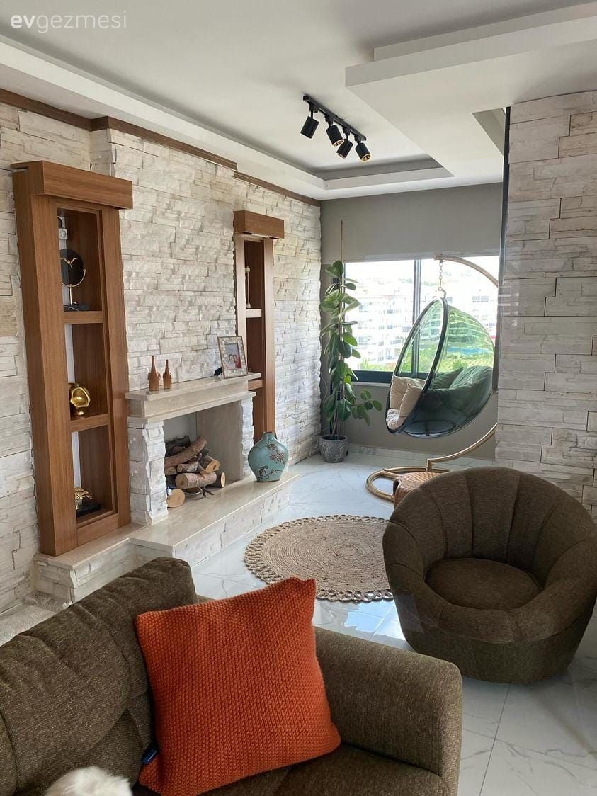 Bu Antalya Evinde Modern ve Rustik Tarzların Buluşması Her Detayı Sarmış!