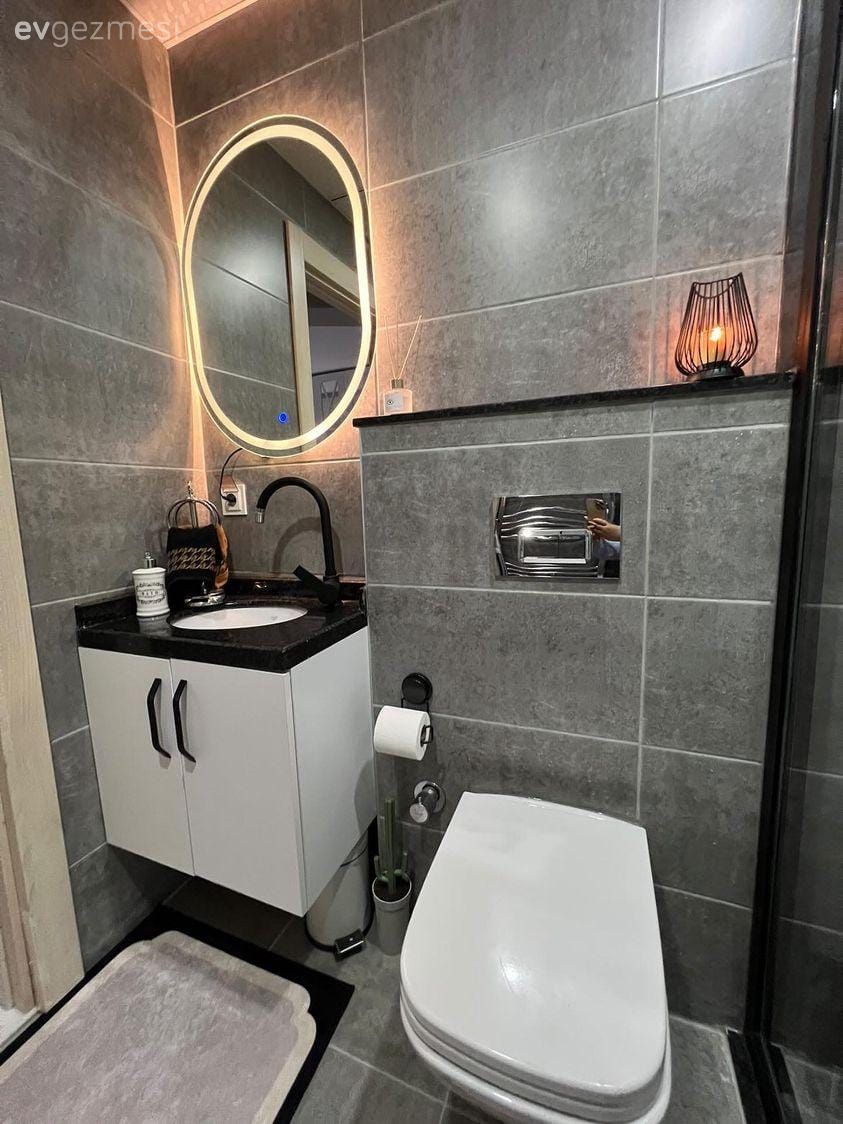 Öncesi&Sonrası:  5 Yıllık Banyo Yeni Haliyle Oldukça Modern!