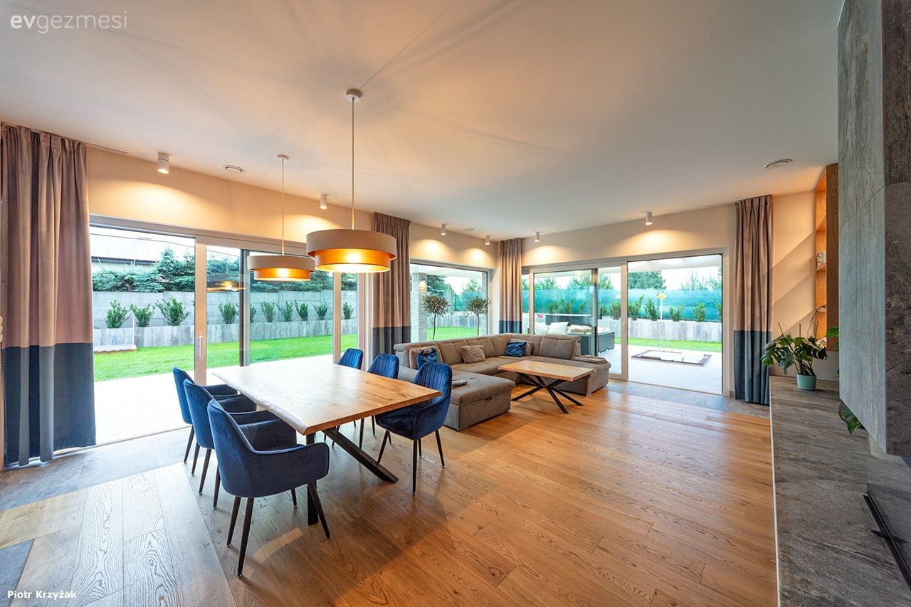 Müstakil Ev Yapacaklara 190 M2'lik Tek Katlı Modelin İçi ve Planı