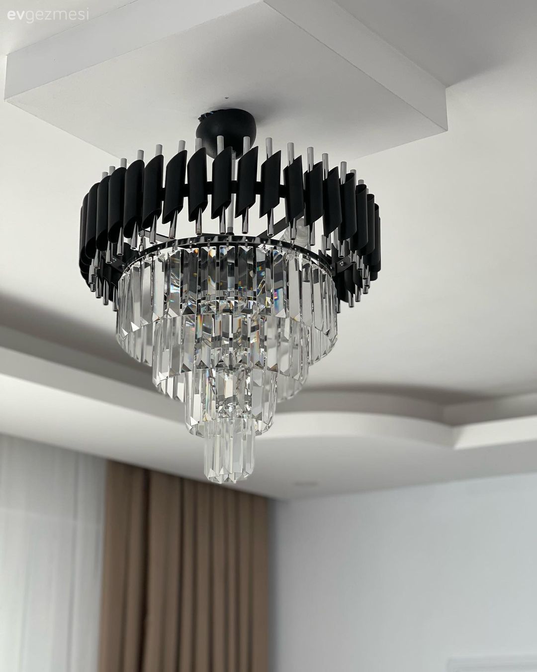 Avize, Aydınlatma, Salon avizesi, Tavan dekorasyon, Fon perde, Perde, Tül perde