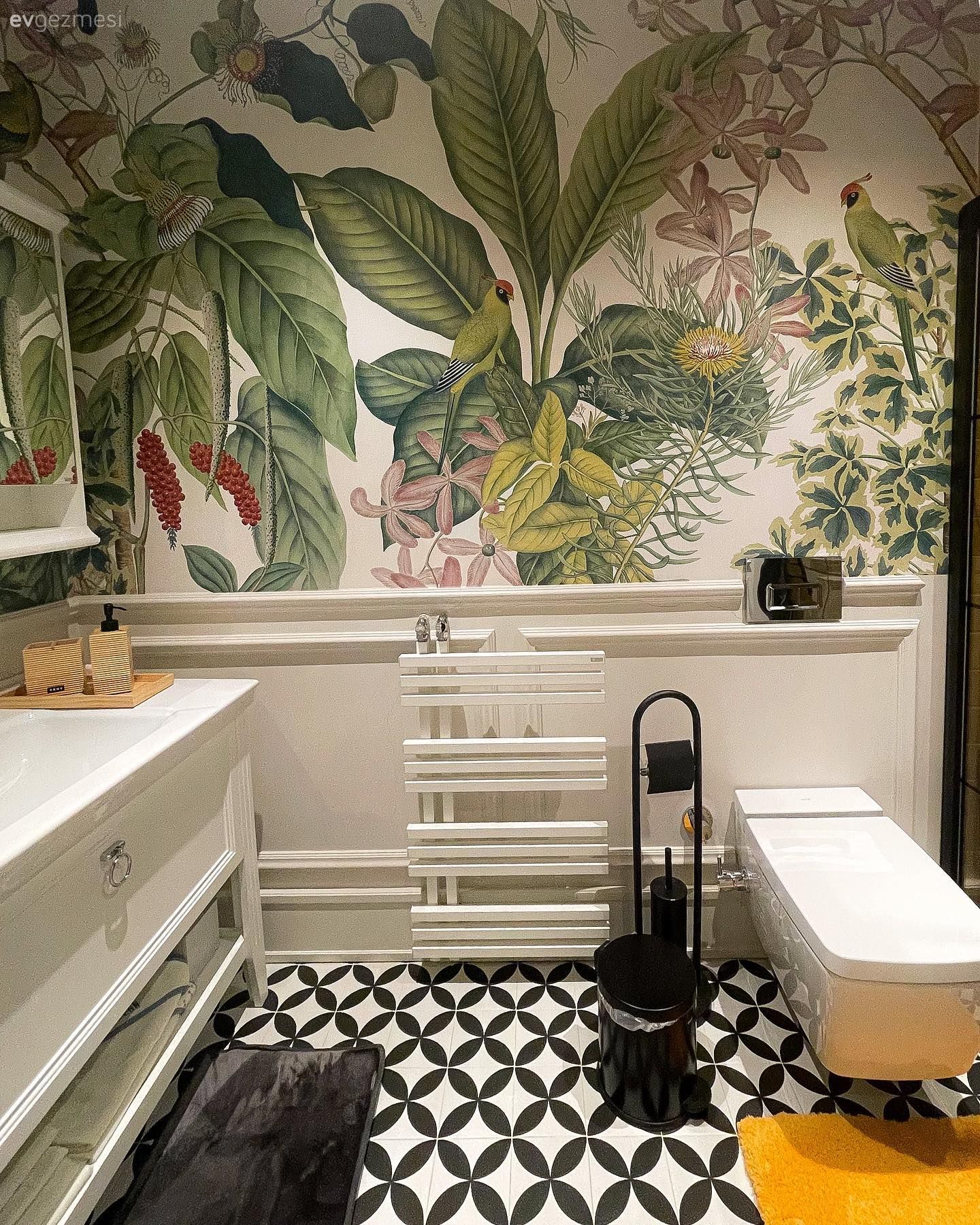 Çizginin Dışında Durmayı Seven Bu Banyoda Her Detay Kendine Has!