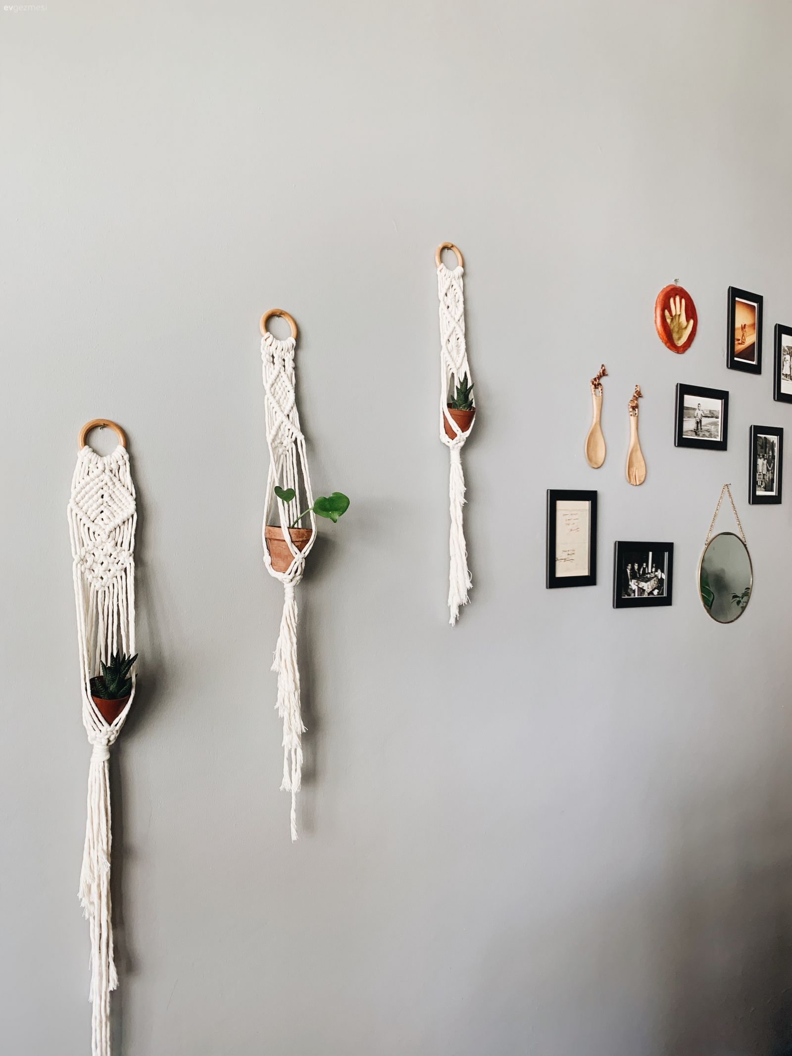 Duvar dekorasyonu, Çerçeve, Makrome