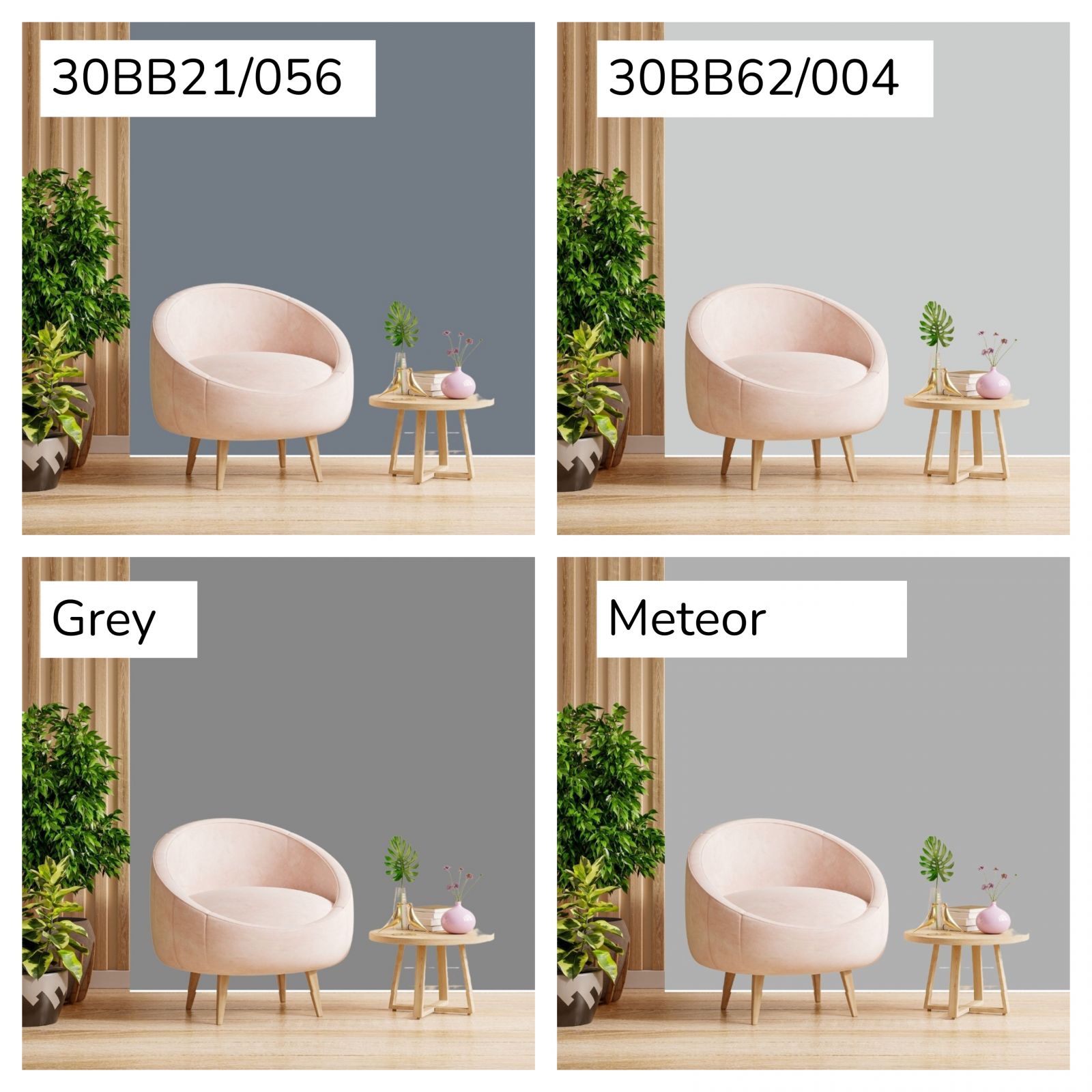 Boya Markalarının 2024 Kartelalarından Gri Duvar Renkleri