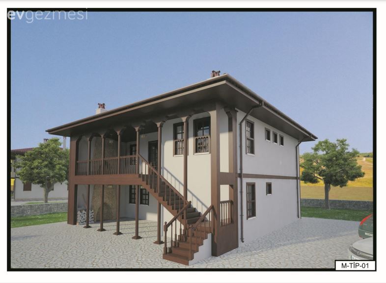 Köy Evi Yapacaklar İçin Bakanlık Onaylı İki Katlı Köy Evi Projeleri!