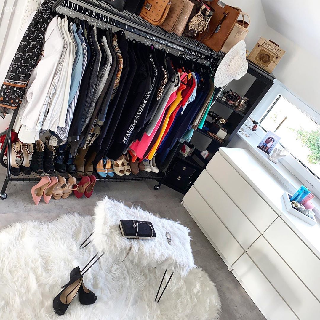 Giyinme odası, Beyaz, Peluş, Şifonyer, Yatak Odası