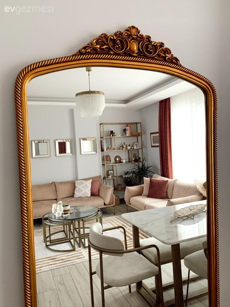 Bu Samsun Evininde Gold Yansımalar Alanın İmzası Tadında