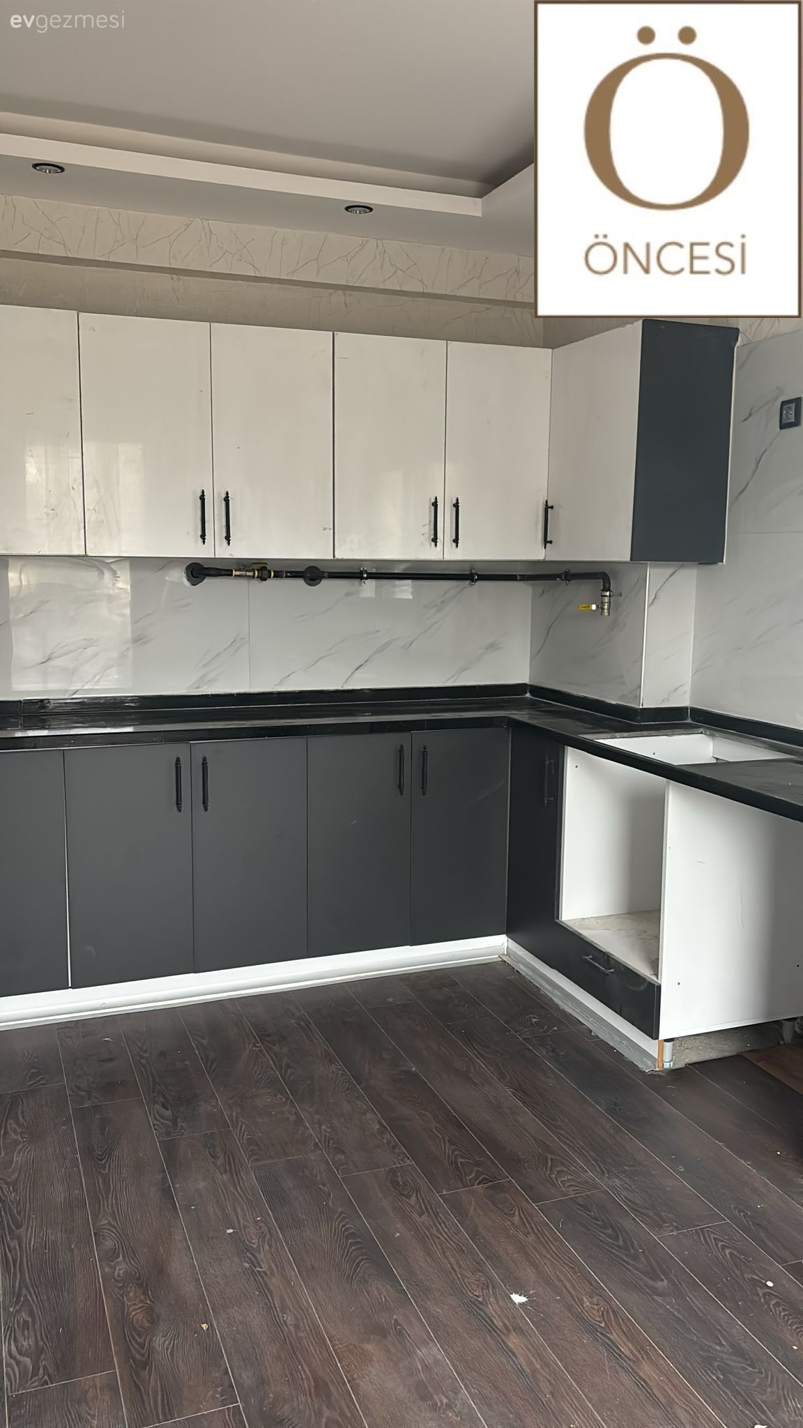 Öncesi / Sonrası, Mutfak tadilat, Tadilat