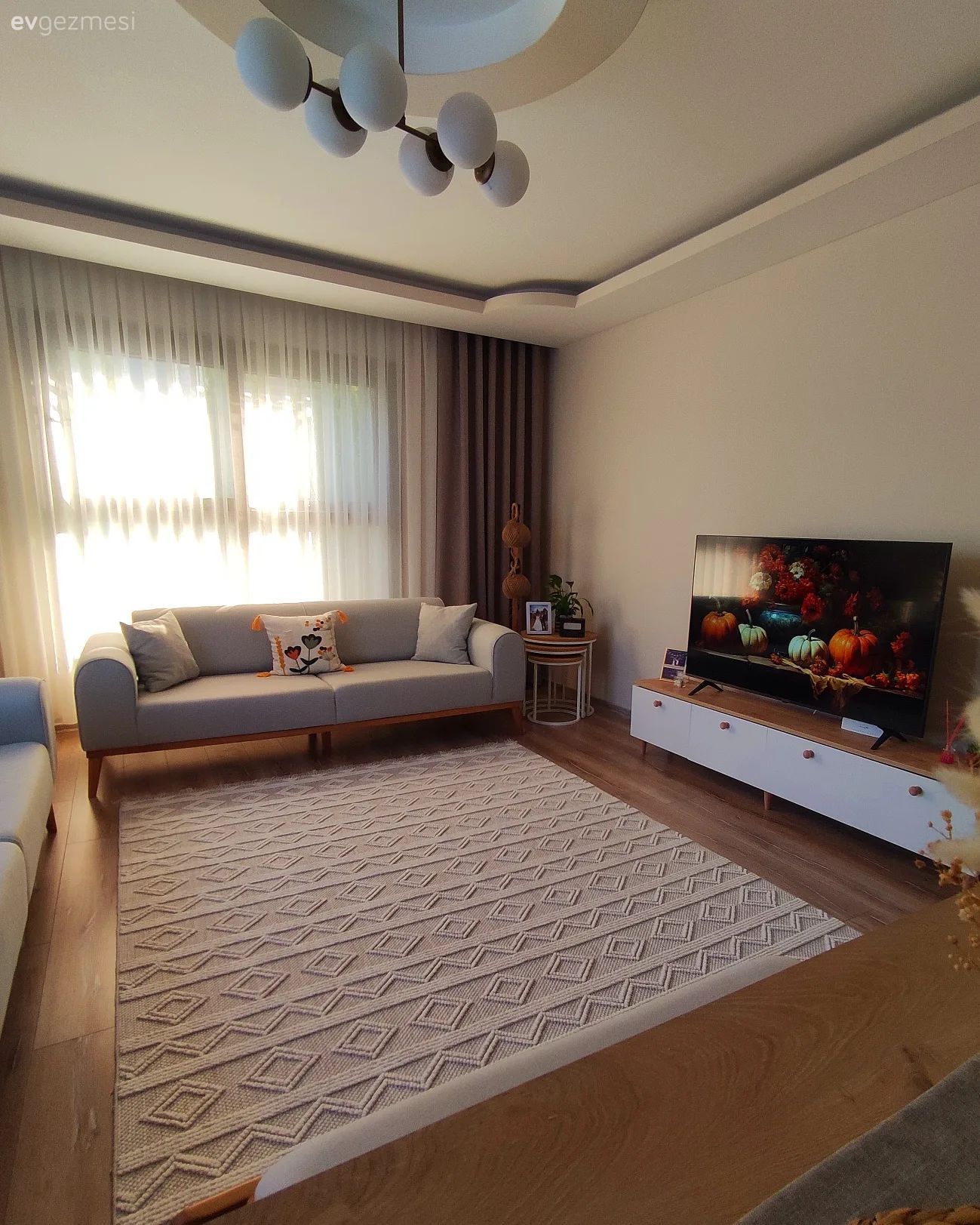 Ev Gezmesi: Modern ve İskandinav Ruhuyla Kuşanmış Bir Salon!