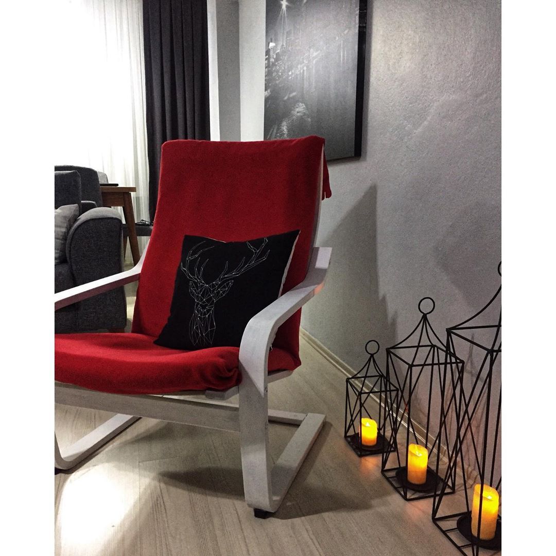 Berjer, Kırmızı, Siyah, Tablo, Duvar dekorasyonu, Fener, Ev Aksesuar