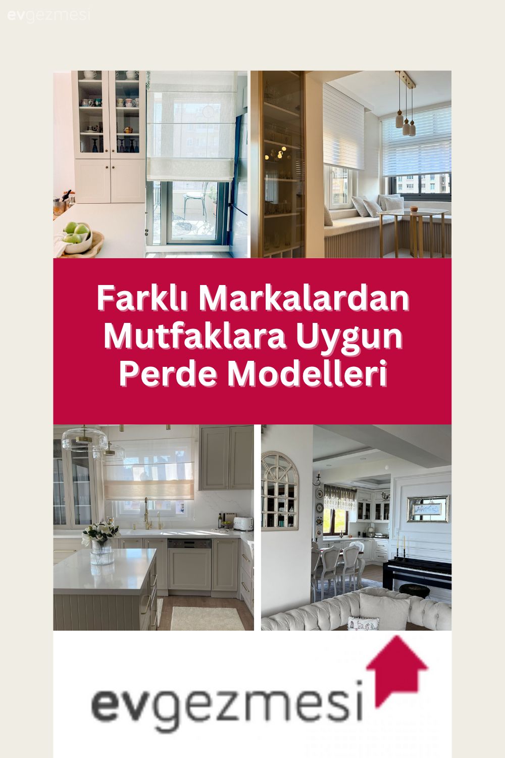 Farklı Markalardan Mutfaklara Uygun Perde Modelleri