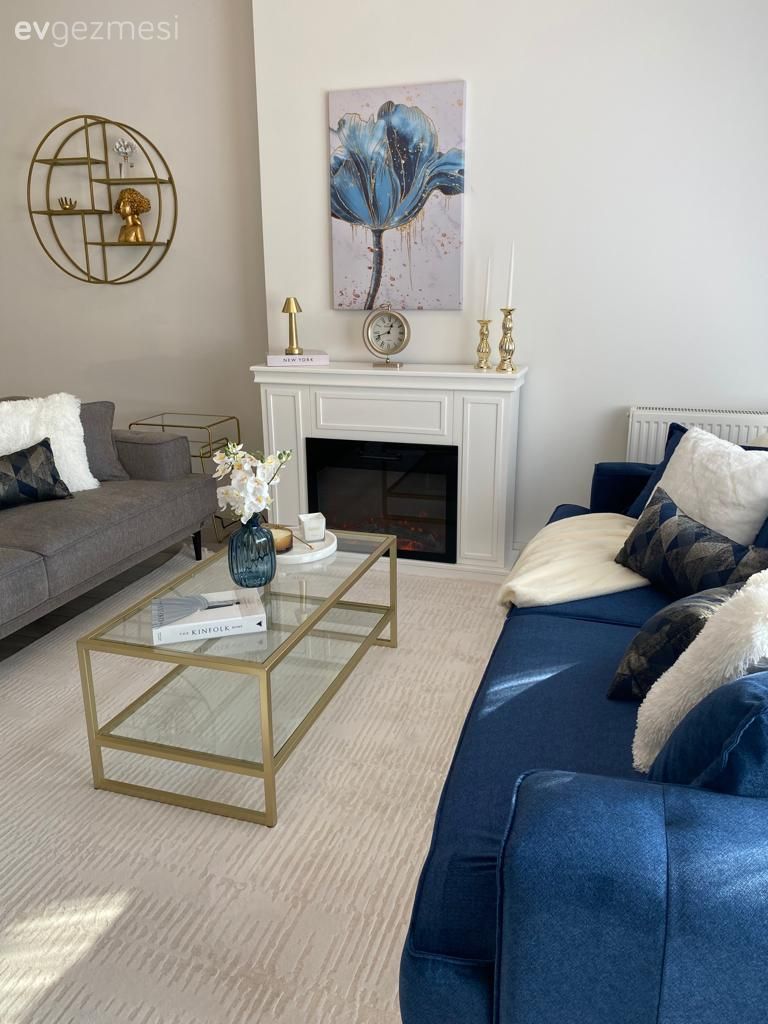 Bu İstanbul Evinde Modern Stilin Sevdiği Renkler Bir Arada!