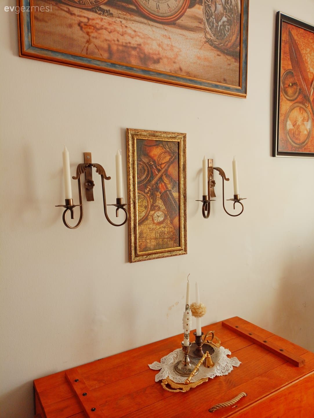 Sandalye, Tablo, Duvar dekorasyonu, Aplik, Aydınlatma