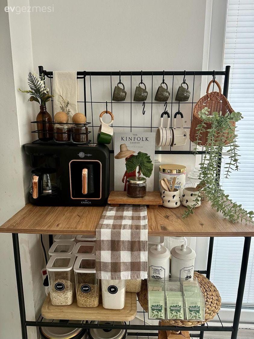 Kahve köşesi, Ahşap Mobilya