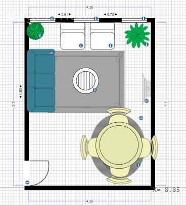 25 Metrekare Dikdörtgen Salonda Eşyalar Nasıl Yerleştirilir?