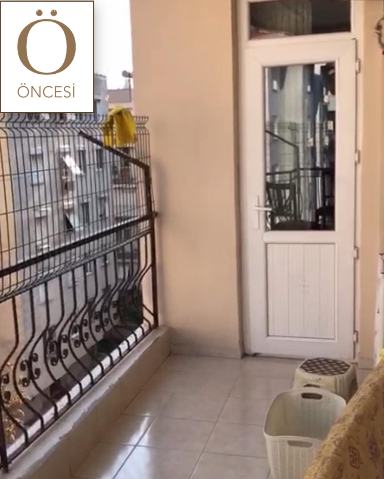 Öncesi / Sonrası, Balkon tadilat