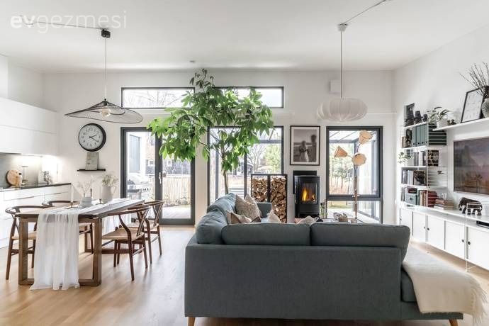 95 M2'lik Bu Ev Kalabalık Olmayan Bir Aile İçin Her Şeyi Sunuyor