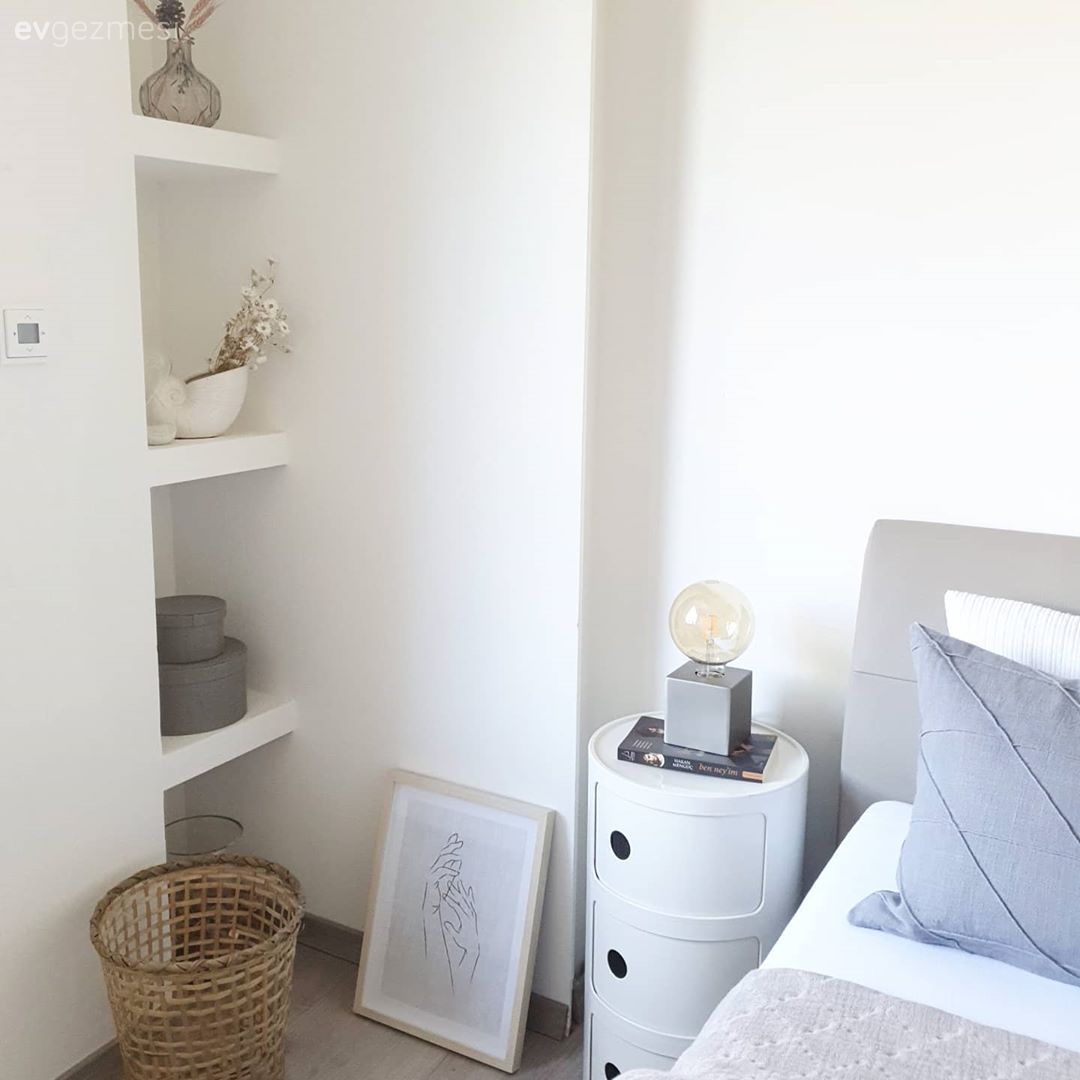 Mavi, Yan sehpa, Sehpa, Duvar Nişleri, Çerçeve, Hasır sepet