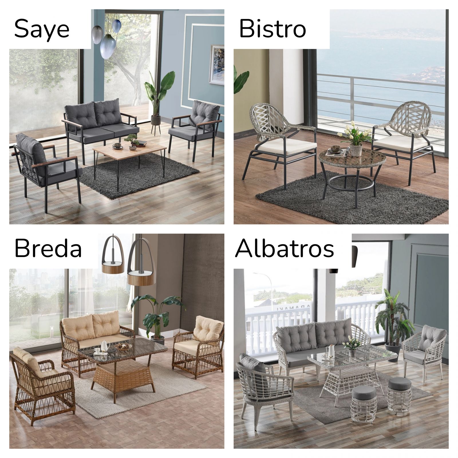 Balkon Masası Alacaklar İçin Farklı Markalardan Modeller