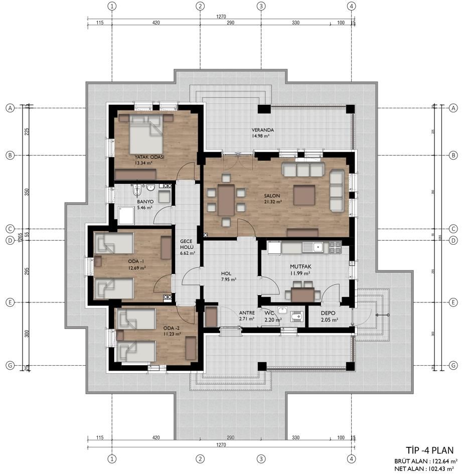 Müstakil Ev Yapacaklar İçin TOKİ Köy Evi Projeleri