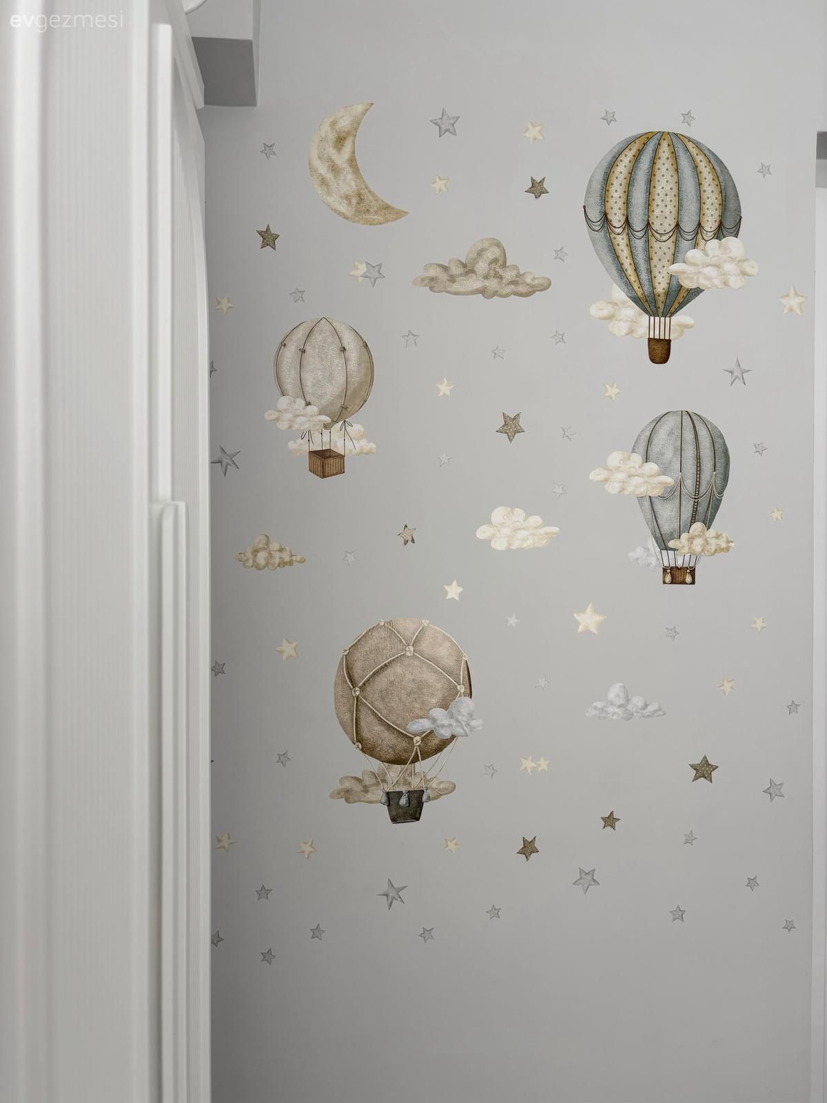 Çocuk odası duvar dekorasyonu