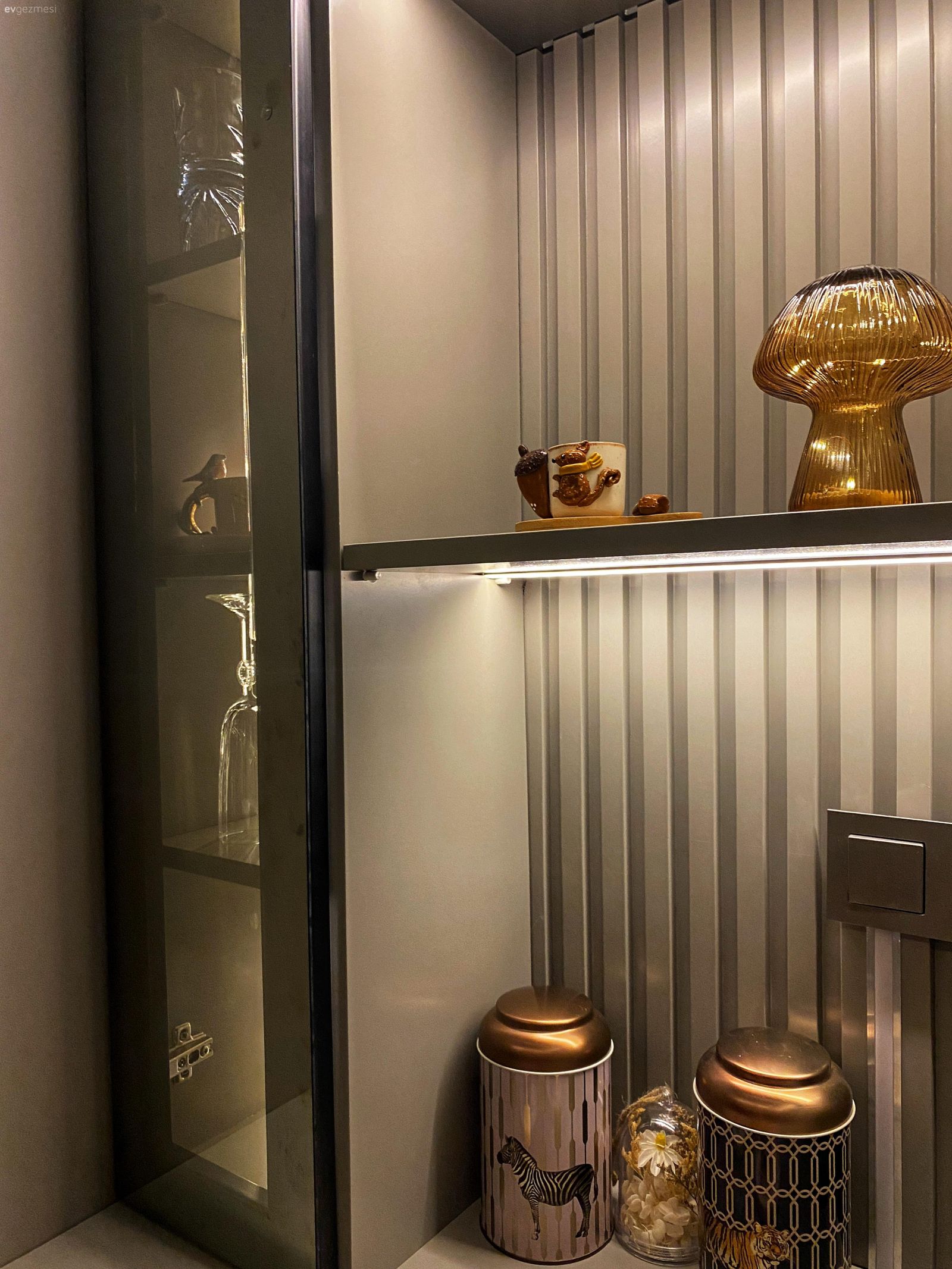 Bu Mutfağın Kahve Köşesi Modern Stilin Net Yansıması