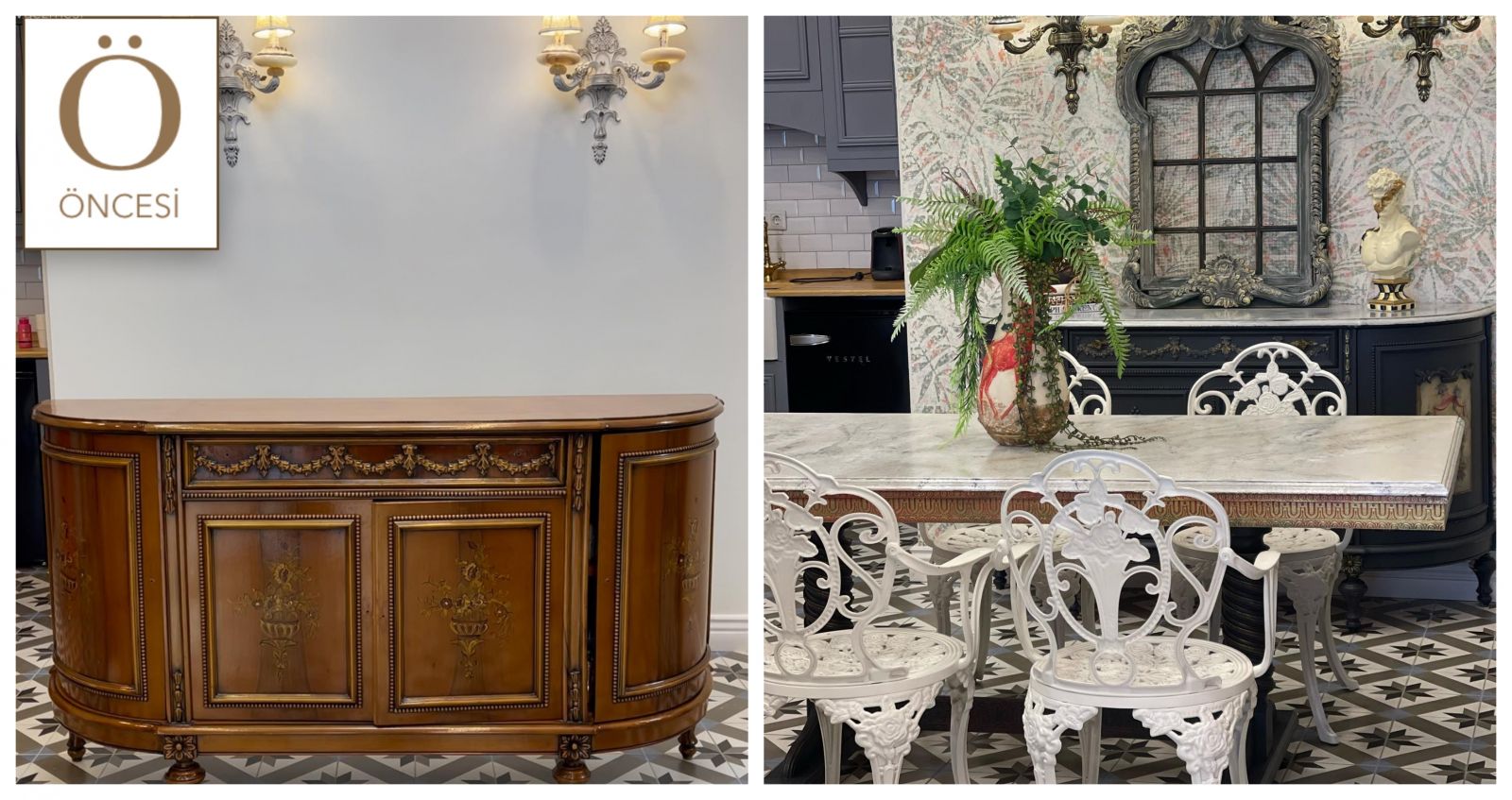 Öncesi&Sonrası: Boyamayla Ortaya Çıkan Bu Dekorda Her Ürün Eşsiz!