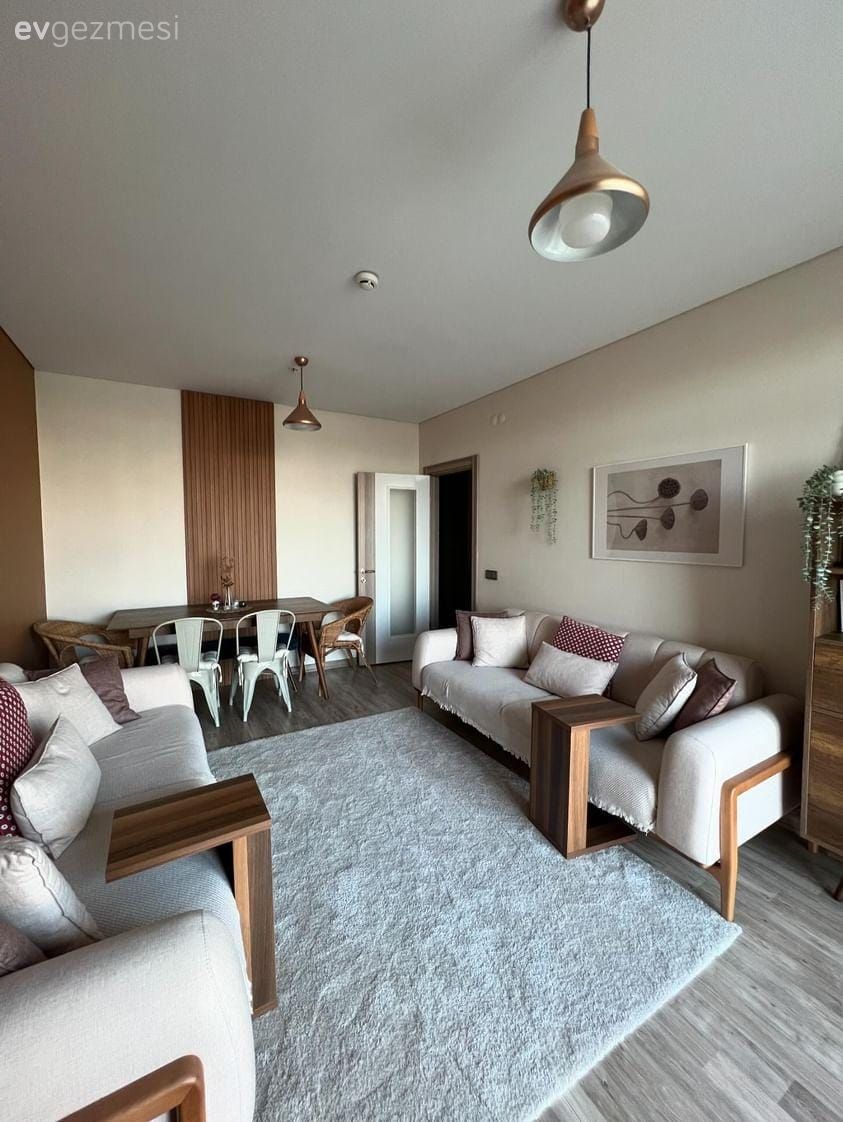 Bu İstanbul Evinde Modern ve Rustik Tarz İç İçe!