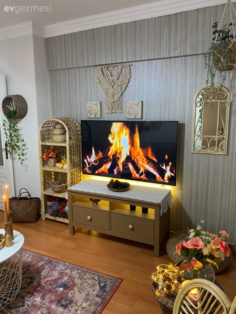 Bu Evde Nostaljik Ruh Bohem Sıcaklığıyla Sunulmuş!