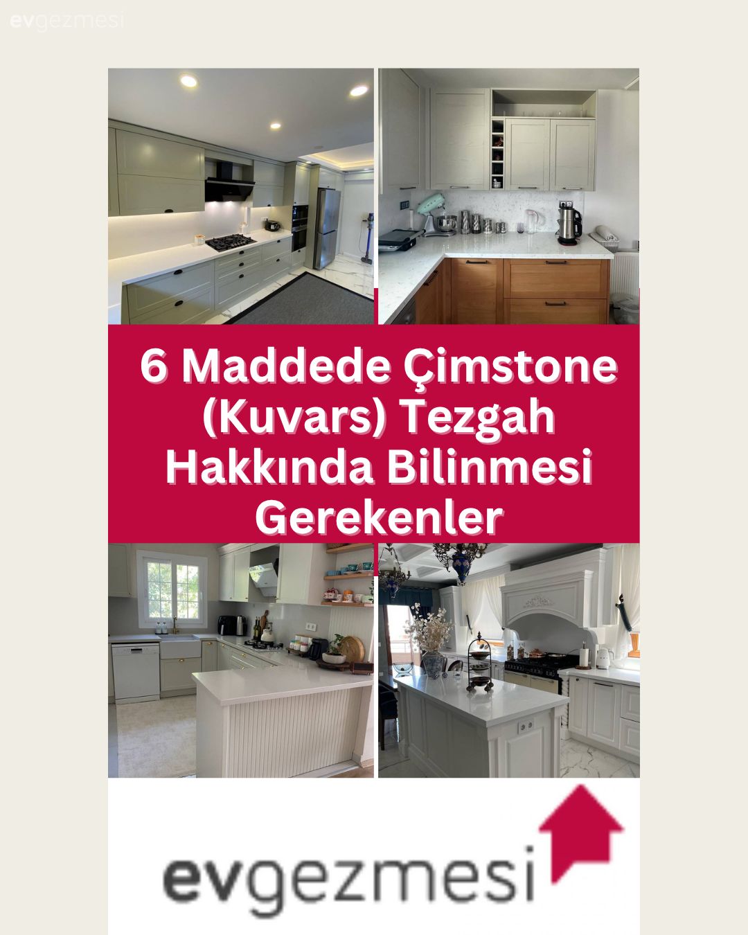 6 Maddede Çimstone (Kuvars) Tezgah Hakkında Bilinmesi Gerekenler