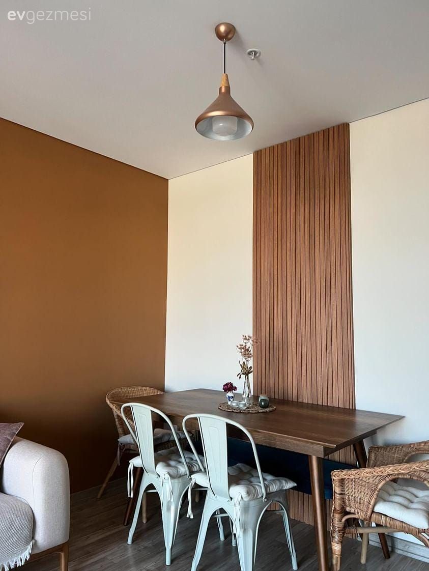 Bu İstanbul Evinde Modern ve Rustik Tarz İç İçe!