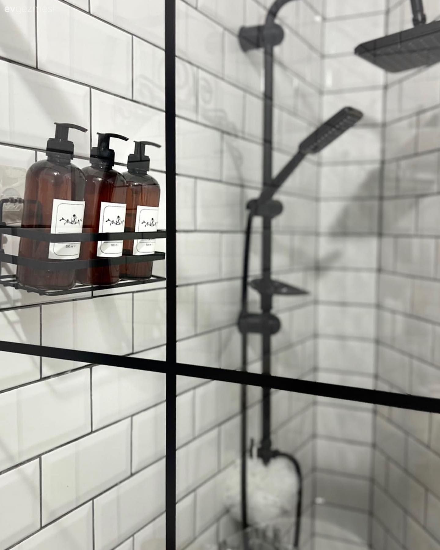 Duşakabin, Banyo, Beyaz, Siyah