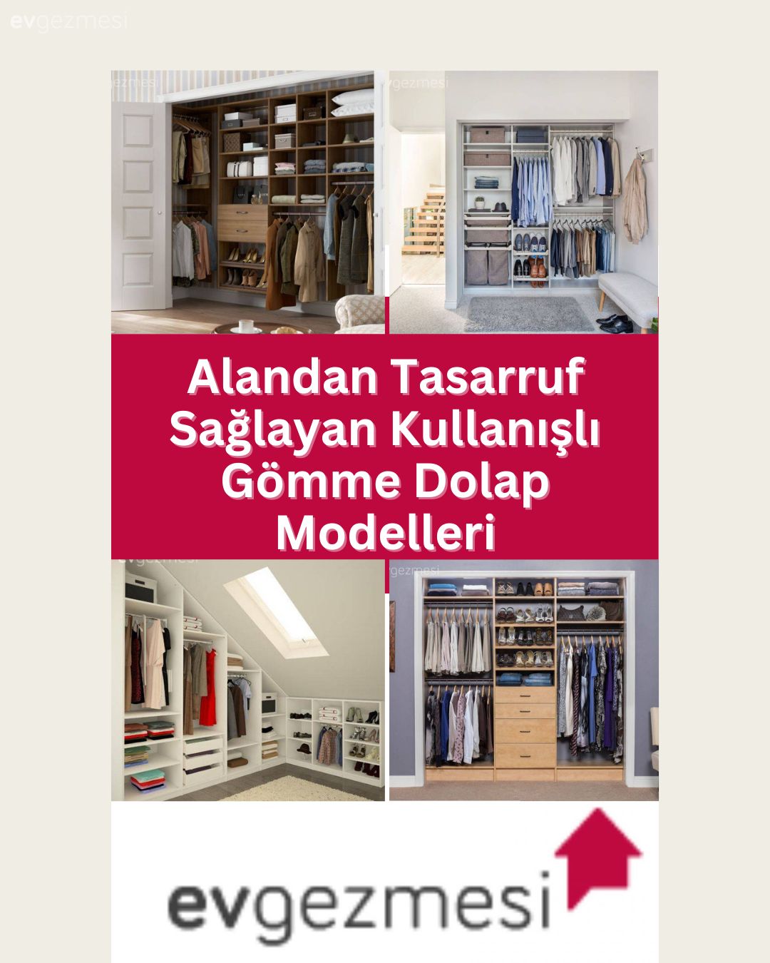 Alandan Tasarruf Sağlayan Kullanışlı Gömme Dolap Modelleri