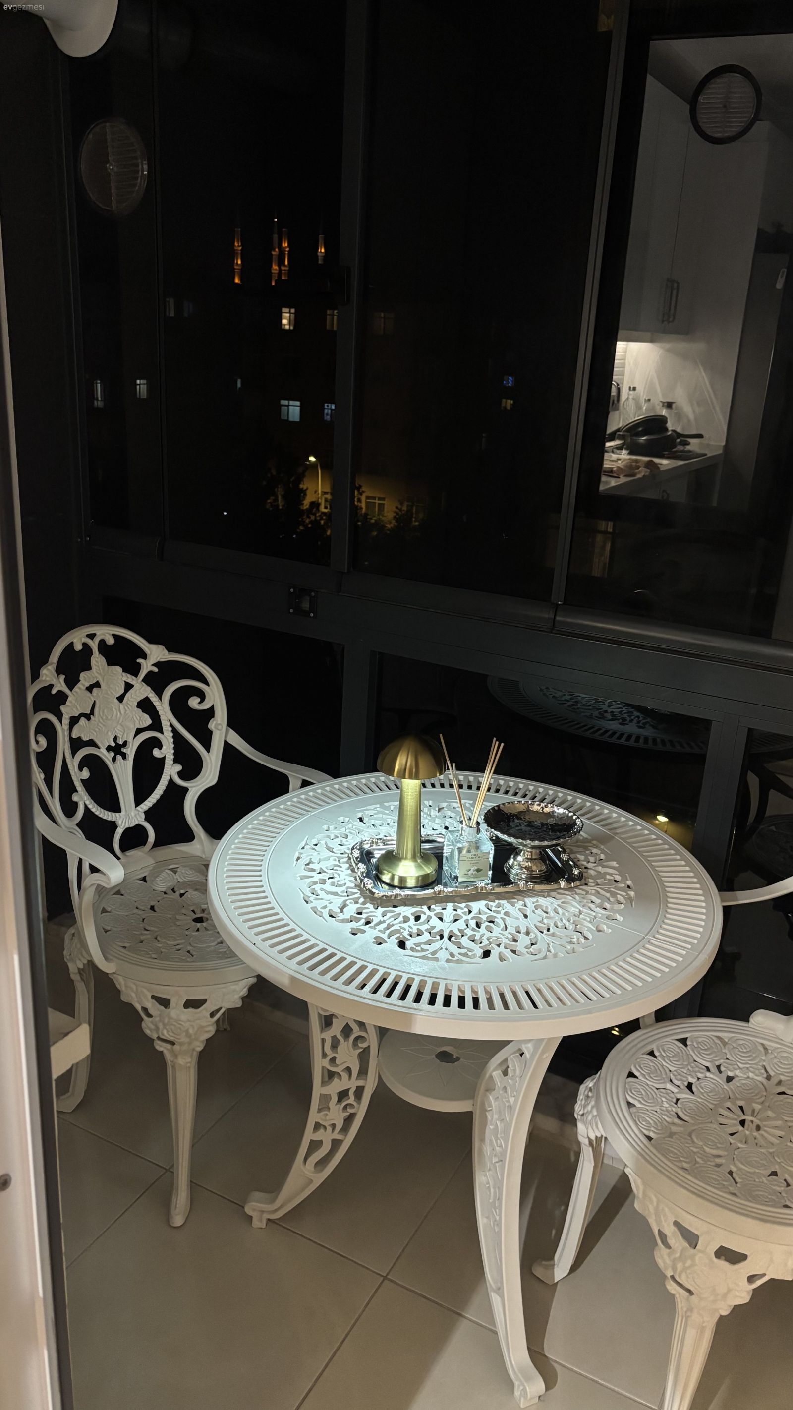 Balkon, Beyaz, Ferforje