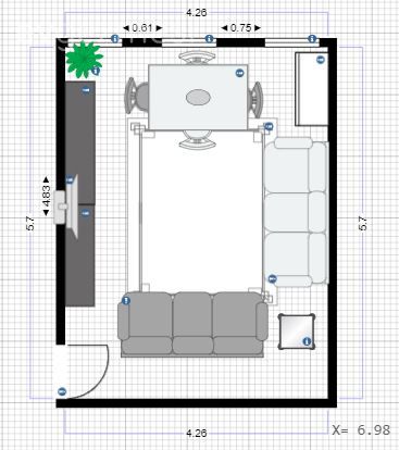 25 Metrekare Dikdörtgen Salonda Eşyalar Nasıl Yerleştirilir?