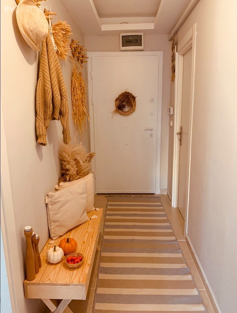 Antre, Beyaz, Gri, Çizgili desen, Desenler, Kilim, Halı, Bank