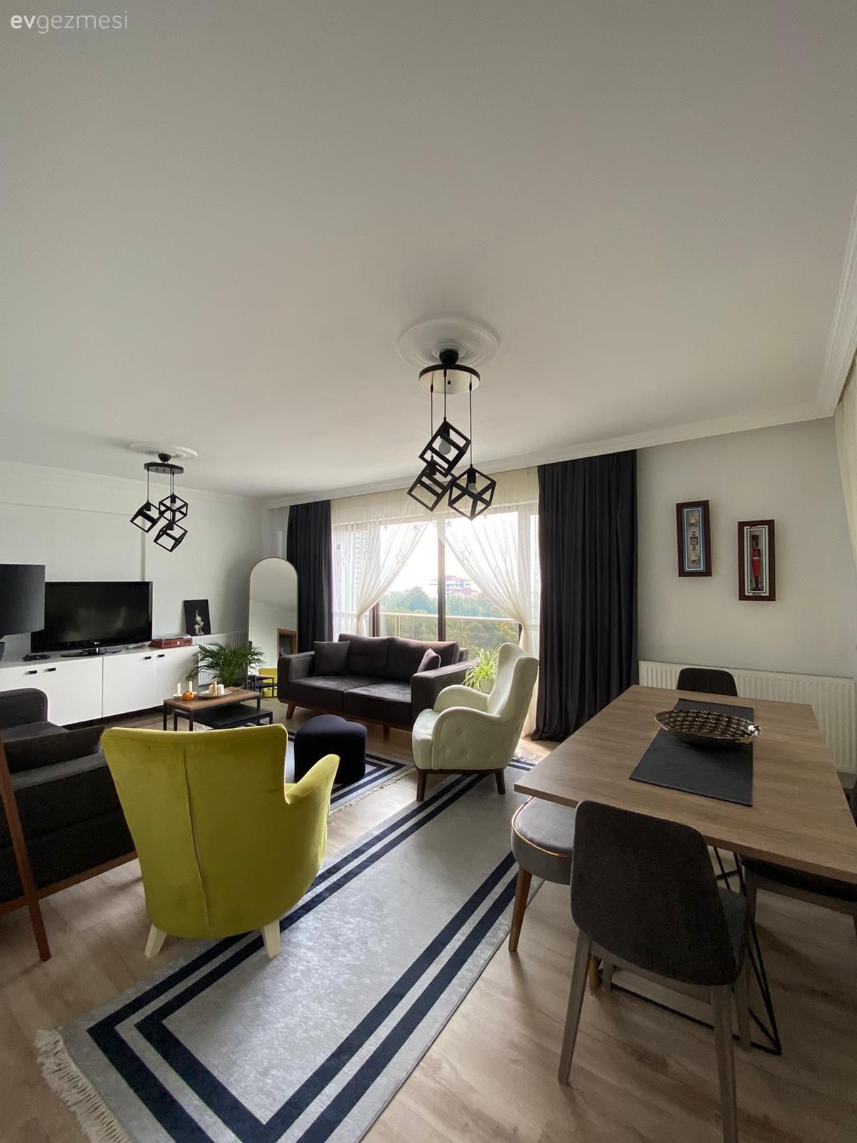 Bu Zonguldak Evinde Canlı Renklerin Kapladığı Alan Az Ama Etkisi Çok!