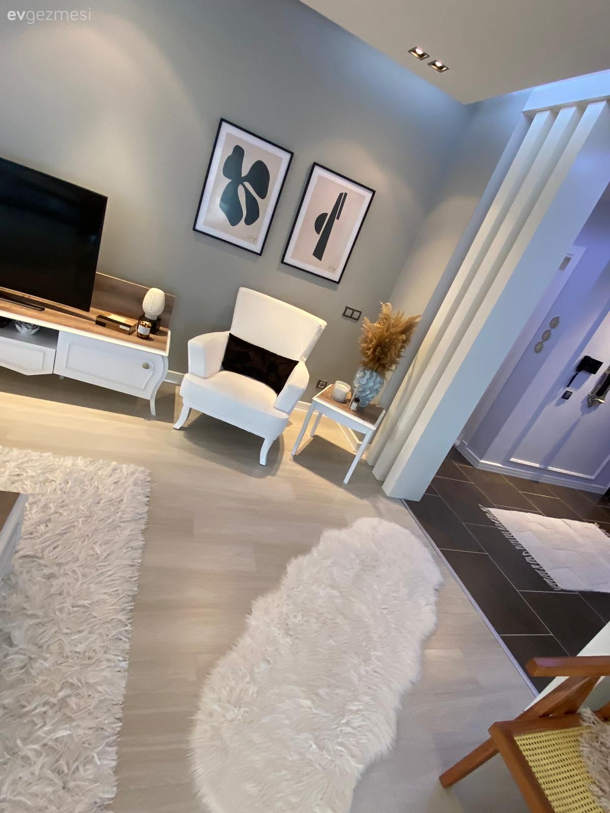 Beyazın Sesinin Gür Çıktığı Bu Ev Zarif ve Sıcak!