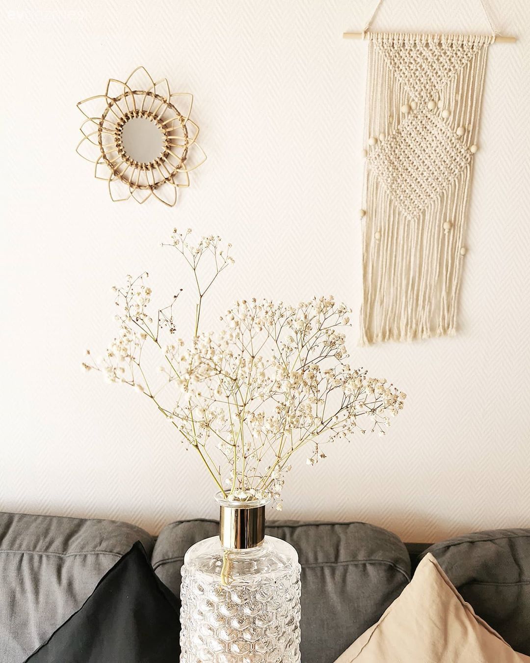 Makrome, Vazo, Ev Aksesuar, Yapay çiçekler