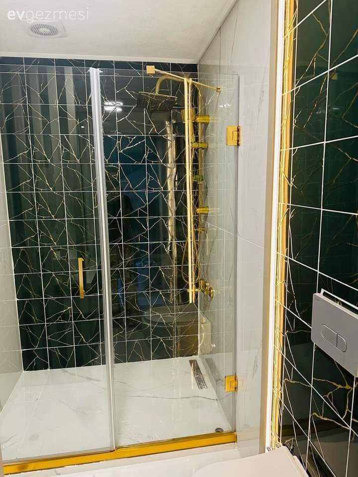 Yeşil, Beyaz, Banyo aksesuarları, Banyo, Banyo seramikleri, Duşakabin