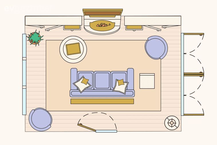 Kendi Tasarımcınız Olun: Salona Eşya Yerleştirmenin 10 Yolu