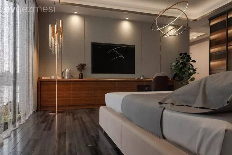 Yatak Odasında TV Nereye Yerleştirilmeli: 4 Fikir ve İpucu