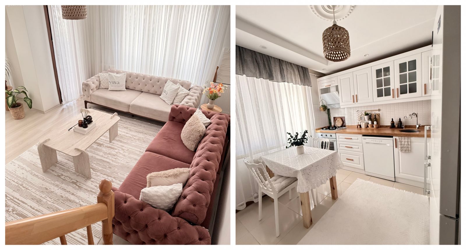 Bu İki Katlı Evde Modern ve Country Esintiler Karışmış