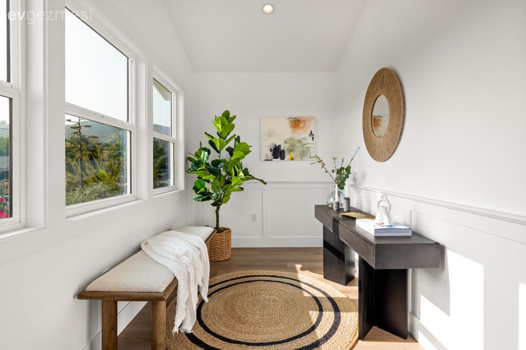 100 M2'lik Bu Mavi Evin İçinde Alkışlanacak Birçok Fikir Var