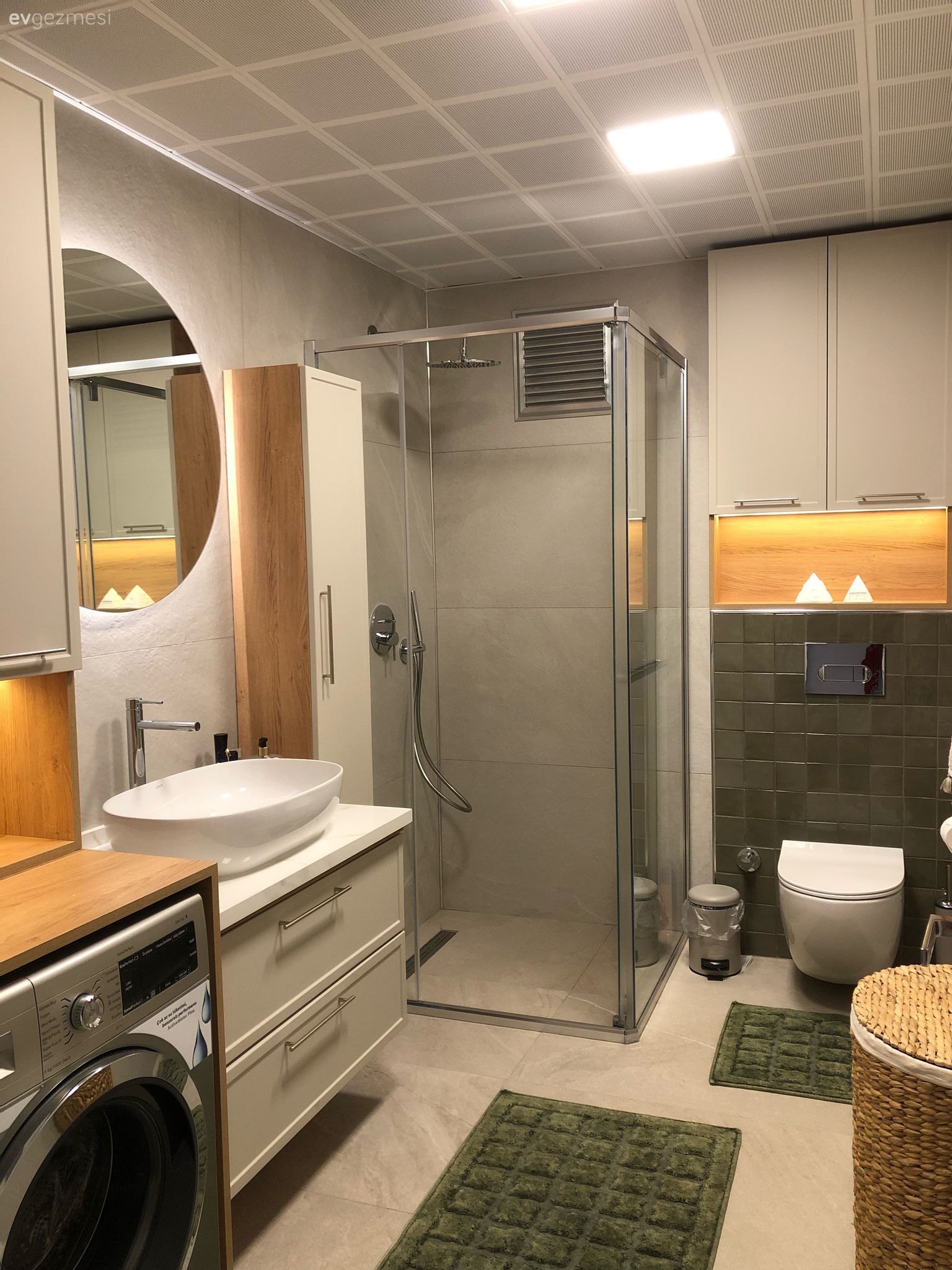 Bu İzmir Evinde Küçük Alanlara Uygun Tasarımlar Var