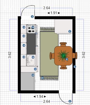 10 Metrekare Mutfakta Eşyalar Nasıl Yerleştirilir?